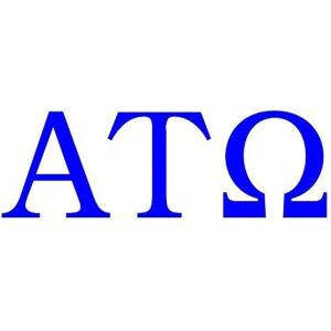 Alpha Tau Omega ATO Greek Letter Window Sticker Decal