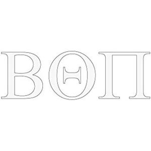 Beta Theta Pi Greek Letter Window Sticker Decal