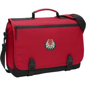 Chi Omega Chi O Emblem Briefcase Red(Red)