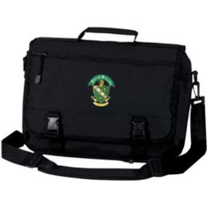 FarmHouse Crest Greek Expandable Briefcase Green(Green)