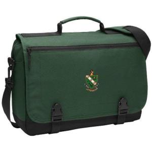 FarmHouse Fraternity Messenger Briefcase Forest Green(Forest Green)