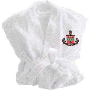 Greekgear Alpha Chi Omega Bathrobe Red(White)