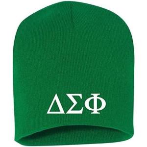 Greekgear Delta Sigma Phi 8 Inch Beanie Kelly Green
