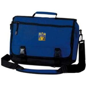 Greekgear Delta Upsilon DU Emblem Briefcase Royal Blue(Royal Blue)