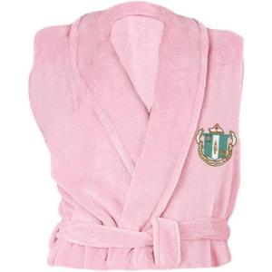 Greekgear Delta Zeta Bathrobe Light Pink