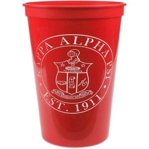 Greekgear Kappa Alpha Psi Big Plastic Stadium Cup Set of 4
