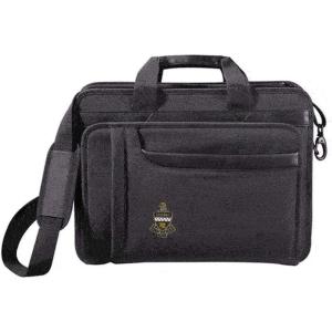 Greekgear Kappa Alpha Theta Crest – Shield Briefcase Attache Black(Black)