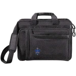 Greekgear Kappa Kappa Gamma Crest – Shield Briefcase Attache Black(Black)