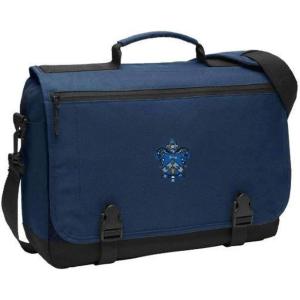 Greekgear Kappa Kappa Gamma Emblem Briefcase Royal Blue(Royal Blue)
