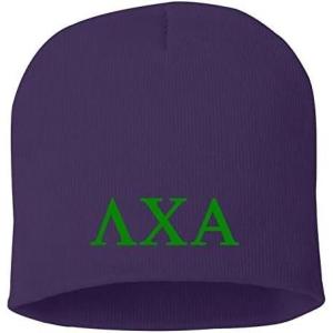 Greekgear Lambda Chi Alpha 8 Inch Beanie Purple