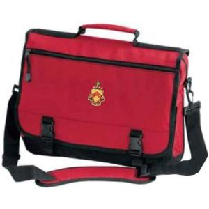 Greekgear Phi Kappa Tau Emblem Briefcase Red(Red)