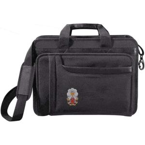 Greekgear Phi Sigma Kappa Crest – Shield Briefcase Attache Black(Black)