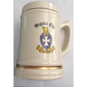 Greekgear Sigma Chi Ceramic Collectors Stein Tankard