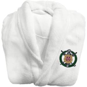 Omega Psi Phi Crest – Shield Bathrobe(White)