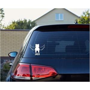 Personalized in Memory of Bulldog Dog Decal Sticker(4″ Wide)