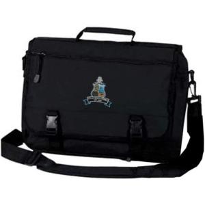 Phi Kappa Sigma Crest Greek Expandable Briefcase Black(Black)