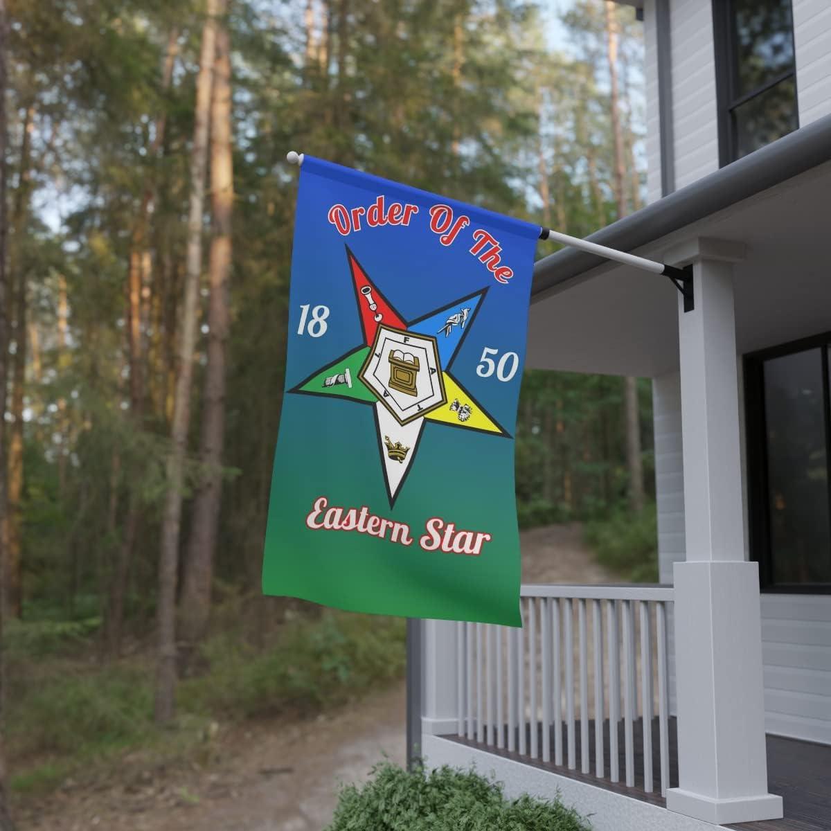 imageOrder Of The Eastern Star House Flag Banner