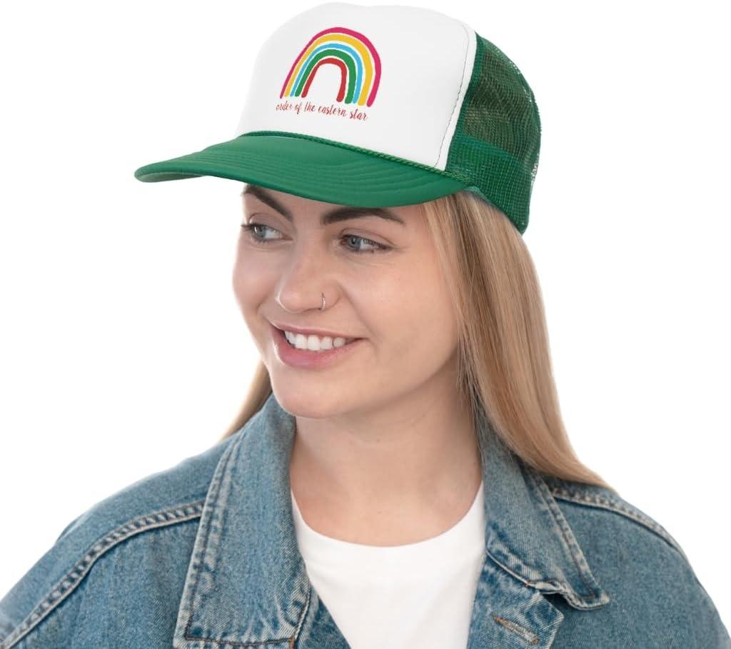 imageOrder of The Eastern Star Rainbow Trucker CapsGreen