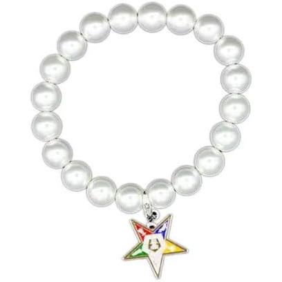 imageGreekgear OES Order of Eastern Star Pearl Bracelet