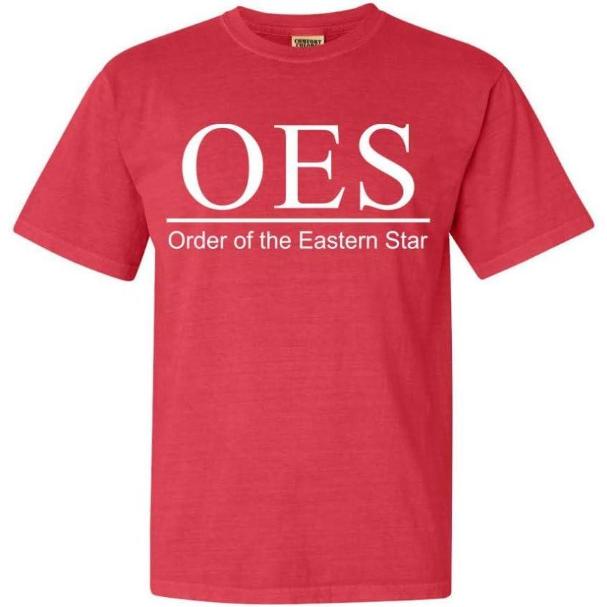 imageGreekgear Order of The Eastern Star Heavyweight TShirtRed