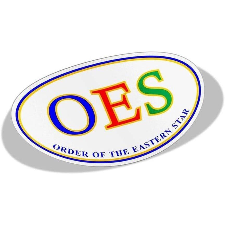 imageOrder of Eastern Star Greek Letter Oval Decal