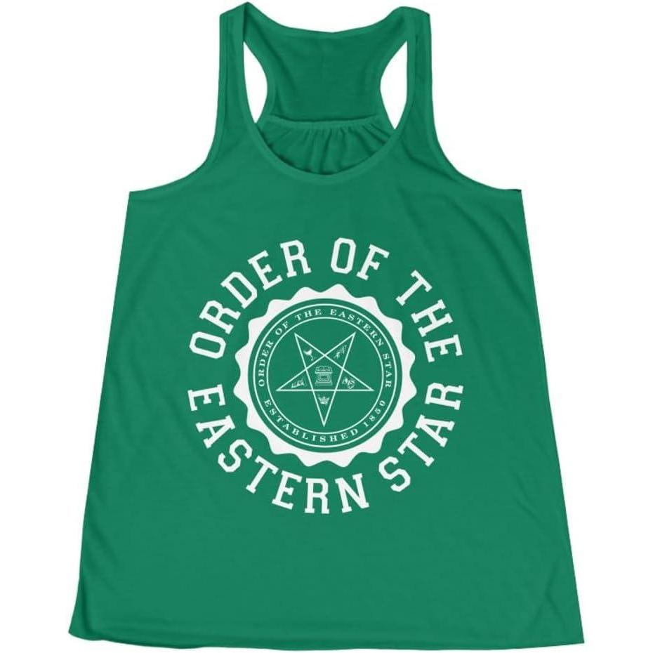 imageOrder of The Eastern Star Crest Racerback TankKelly