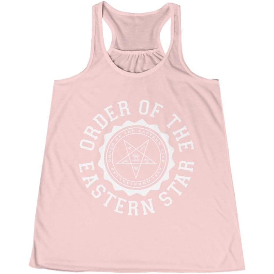 imageOrder of The Eastern Star Crest Racerback TankSoft Pink