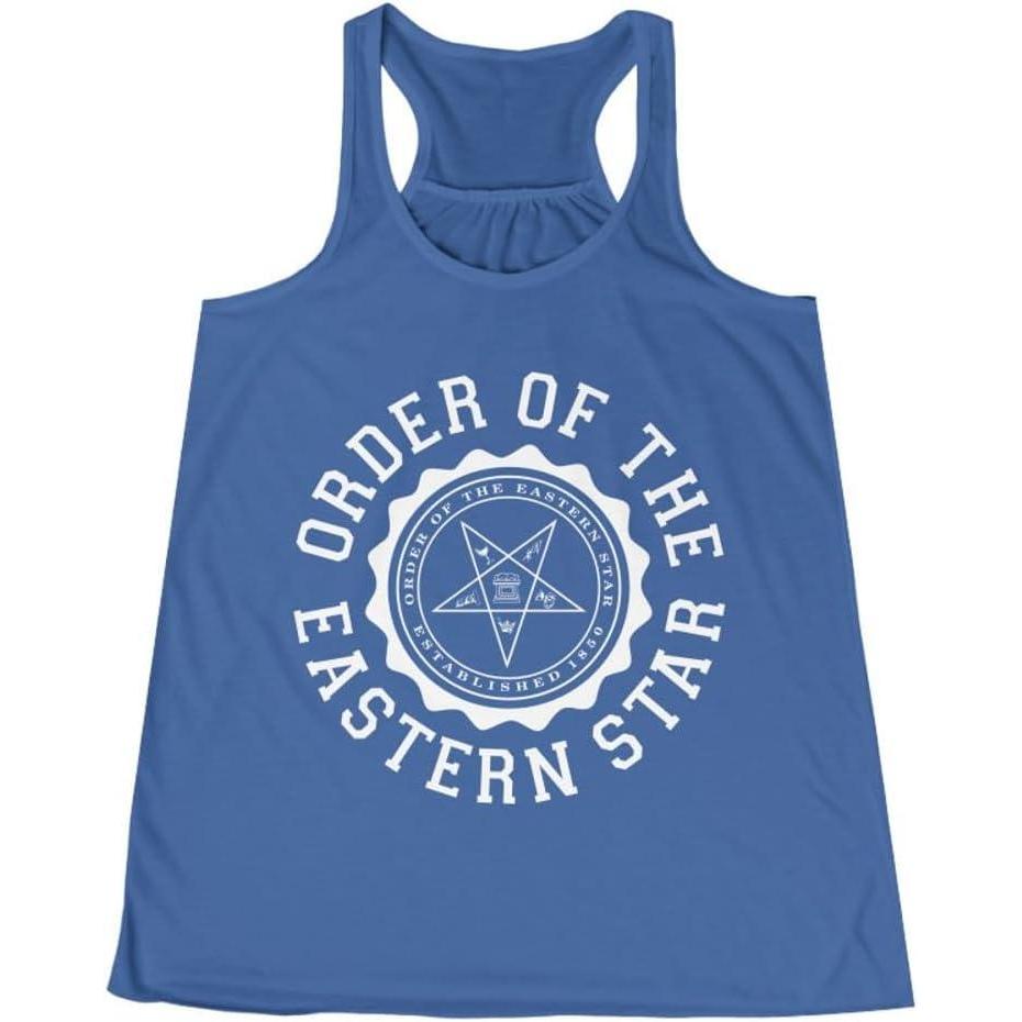 imageOrder of The Eastern Star Crest Racerback TankTrue Royal