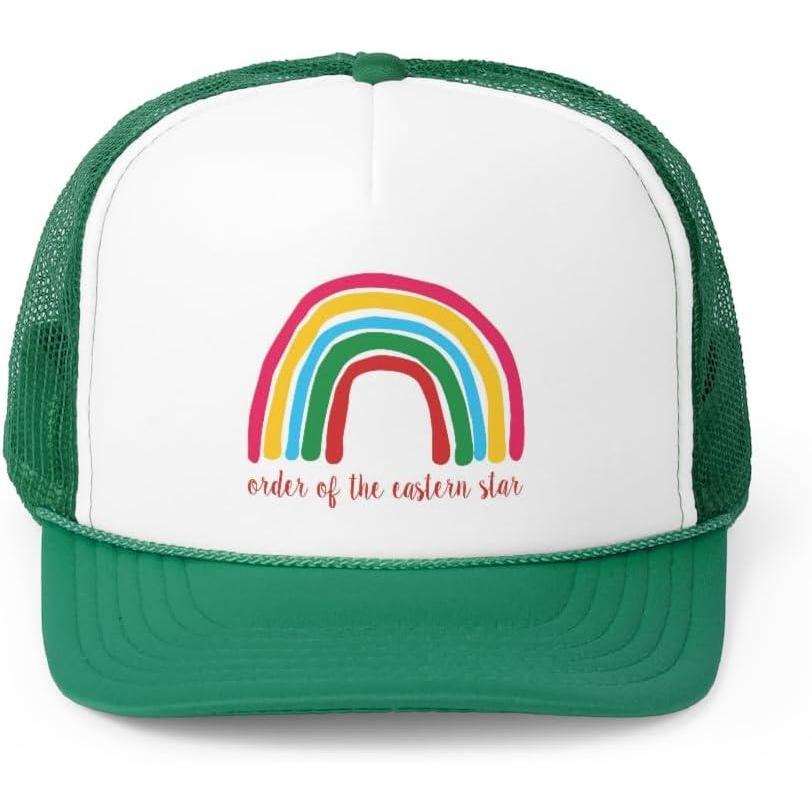 imageOrder of The Eastern Star Rainbow Trucker CapsGreen