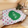 Greekgear Order of The Eastern Star Hearts Tan Sherpa Blanket – Giant Size