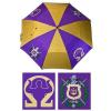 Omega Psi Phi 30″ Wind Resistant Auto Open Umbrella