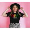 Order of Eastern Star Custom Greek Lettered Short Sleeve T-Shirt(Black)