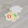 Order of Eastern Star Holiday Cheer Ceramic Ornament Circle(Snowflake)