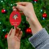 Order of Eastern Star Holiday Crest Oval Ornaments