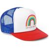 Order of The Eastern Star Rainbow Trucker Caps(Blue/Red)