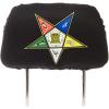 Greekgear Order of Eastern Star OES Black Car Seat Headrest Cover