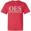 Greekgear Order of The Eastern Star Heavyweight T-Shirt(Red)