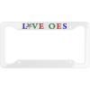 Love Order of The Eastern Star License Plate Frames