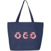 Order Of Eastern Star Greek Letter Zipper Tote