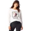 Order of Eastern Star Bouquet Slouchy Eco-Jersey Pullover(Ivory)