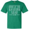 Order of Eastern Star Custom Heavyweight T-Shirt(Grass W/White Imprint Color)