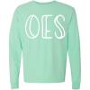 Order of Eastern Star Greek Long Sleeve T-Shirt(Lagoon)