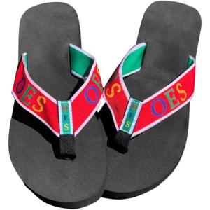 Greekgear Order of Eastern Star Flip Flops(Multicolor)