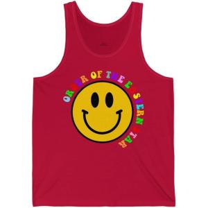 Greekgear Order of The Eastern Star Have A Nice Day Tank(Red)