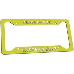 Order of Eastern Star License Plate Frame
