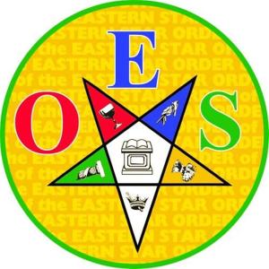 Order of Eastern Star Round Decals
