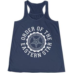 Order of The Eastern Star Crest Racerback Tank(Midnight)