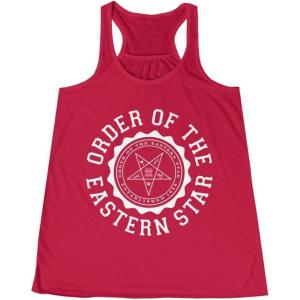 Order of The Eastern Star Crest Racerback Tank(Red)