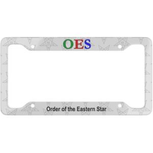 Order of The Eastern Star New License Plate Frame