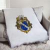 Alpha Phi Omega Full Color Crest Afghan Blanket Throw